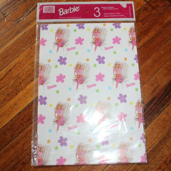 Barbie Gift Wrap New - Picture 1 of 1